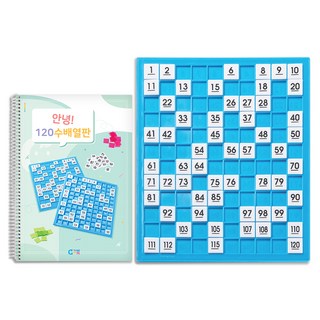 가베가족 안녕 120 수배열판 활동 키트 세트, 1세트