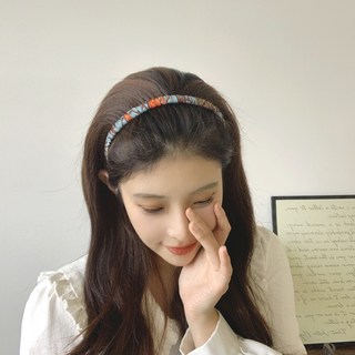 패브릭 빗살 헤어밴드