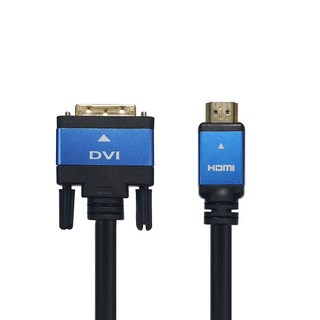 HDMI to DVI 블루 메탈 케이블 LS-HD2DVT, 1개, 15m