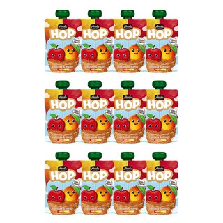 아넬라 생과일 짜먹는 외출용 아넬라 HOP, 100g, 12개, 애플망고