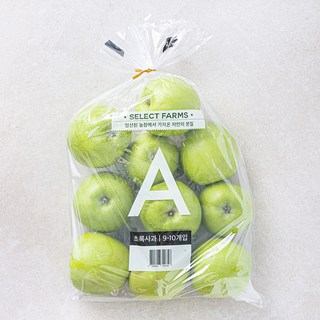 셀렉트팜 GAP 인증 A 초록사과 소과, 1.5kg(소과/9~10입), 1개