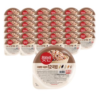 햇반 12곡밥, 210g, 36개