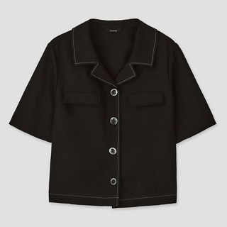 클라비스 여성용 스티치 테일러드카라 셔츠