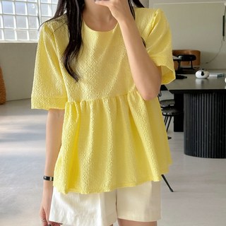 보리맘 잔잔 주름 프릴 임부복 블라우스 a923