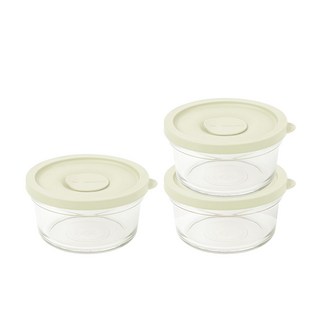 네오플램 퍼펙트씰M 유리 밀폐용기 진공 반찬통 냉동밥보관 냉장고 정리 용기 5종세트 8호, 5종 세트 8호, 1개 네오플램밥용기 10 글라스락 렌지쿡 촉촉한 햇밥용기 원형 코코넛 밀크 350ml, 혼합색상, 3개