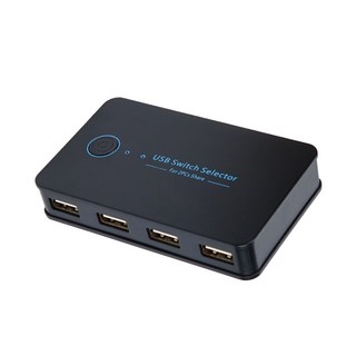 컴스 2대4 USB 2.0 수동 선택기 스위치, TB577, 1개
