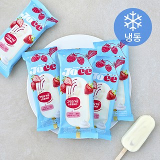 롯데웰푸드 JOEE 그릭요거트 스트로베리 (냉동), 5개, 1개입, 85ml 대표 이미지 - 아이스크림 추천