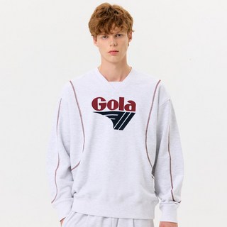 골라 남녀공용 COVER STITCH SWEAT SHIRTS WGLA6SIMMZ01