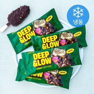 딥앤로우 저당 크런치커피바 (냉동), 1개, 4개입, 90ml 대표 이미지 - 아이스크림 추천