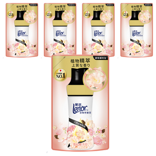 Lenor 蘭諾 衣物芳香豆 雪松梔子花 補充包, 5包, 440ml