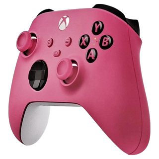Microsoft 微軟 XBOX 無線控制器 愛戀粉色 附AA電池 x 2顆 無線藍牙多平台遊戲手柄, 1個