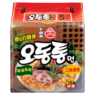 OTTOGI 不倒翁 烏龍拉麵 海鮮風味 120g, 5包