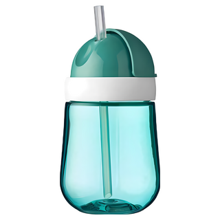 MEPAL MIO 彈跳吸管杯, 100%防漏, 食品安全認證, 森綠色, 300ml, 1個