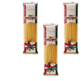 MarCopoLo 馬可波羅 1.8長麵, 500g 全素義大利麵, 3包