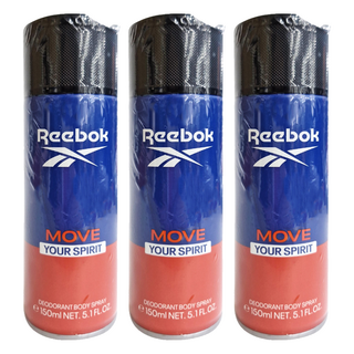 Reebok 體香噴霧 清新活力 150ml, 3瓶