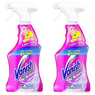 Vanish 漬無蹤 衣物預潔劑, 獨特噴嘴設計, 10倍活氧因子, 專業SGS認證, 500ml, 2瓶