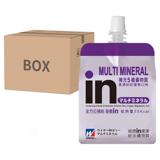 WEIDER 威德 in果凍飲 綜合礦物質 紅葡萄口味, 180g, 36包