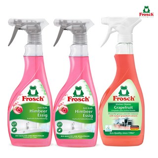 프로쉬 주방 욕실 청소 3종 (라즈스프레이2개+자몽), 2개, 1ml