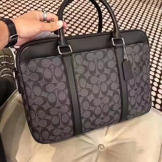 COACH 코치 브리프 케이스 페리 슬림 브리프케이스 인 시그니처 F54803