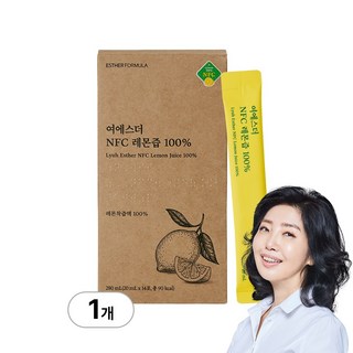 [본사직영] 여에스더 NFC 유기농 레몬즙 100% (유기농 레몬 1개를 통째로), 1박스, 14회분
