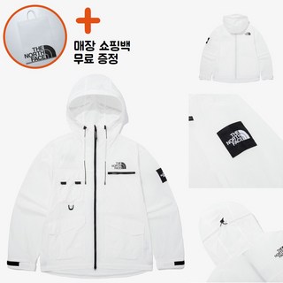 [백화점매장판] 노스페이스 화이트라벨 경량 바람막이 자켓 운동복 ppJ 화이트 흰색 NJ3LQ03K