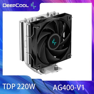 DeepCool AG400 CPU 쿨러 12cm 팬 4Pin PWM TDP 220W 방열판 공기 냉각기 Intel LGA17001200115111501155 A, 없음 RGB, AS Show, AG400-V1