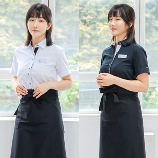 레뷰가운 서빙셔츠 모습