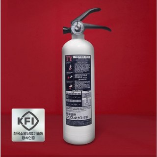 차량용 소화기 KFI 한국소방 산업기술원 국가검증 캠핑용 휴대용 소형 1kg 블랙, 700g, 1개