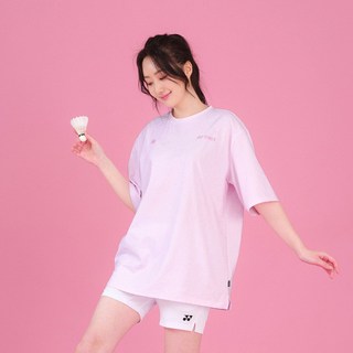 요넥스 252TS005U 배드민턴 공용 오버핏 반팔 티셔츠 2025 벚꽃에디션
