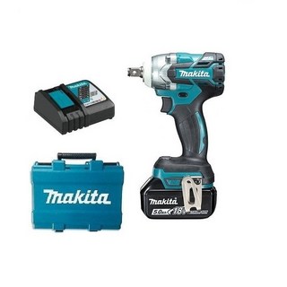마끼다 DTW300RTJ1 충전임팩렌치 DTW300RTE 18V 5.0Ah 배터리 1개 충전기 세트 충전임팩트렌치