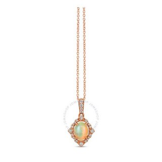 [관부가세포함] 14K 스트로베리 골드에 세팅된 Le Vian 르 비앙 Ladies Neopolitan Opal 목걸이 JLP