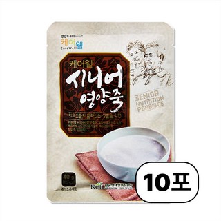 케어웰 시니어영양죽, 40g, 10개