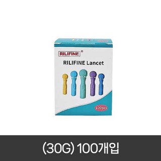사혈침 릴리파인란셋 30G 100개입