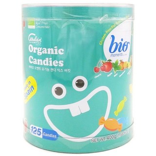 바이오 모멘트 유기농 캔디 믹스 버킷 (알사탕 125개입), 400g, 1개