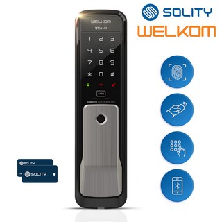 솔리티 웰콤 지문인식 WP-530B 사용 모습