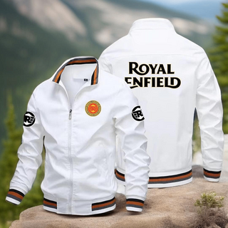 남녀공용 로얄 엔필드 바이커 자켓 (Royal Enfield 라이더 아우터 집업)