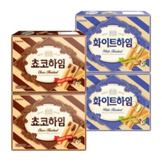 맛있는 과자 초코하임 284g 2개+ 화이트하임 284g 2개(총4개), 4개