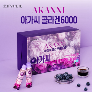 [현이샵] 아가씨 탄력콜라겐 6000mg 초저분자 NMN (동안 피부 비밀), 1박스, 560ml