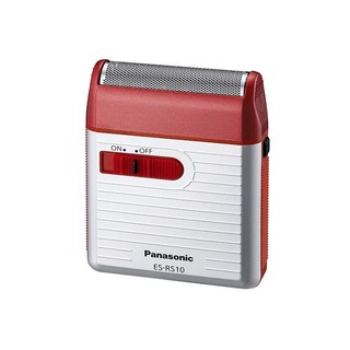 파나소닉 여행용 건전지식 휴대용 면도기 ES-RS10, 레드, PS-ES-RS10-A