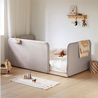 [일룸] 쿠시노 코지 범퍼형 저상형침대(SS_매트포함), 2Z2(핑크 블리스)