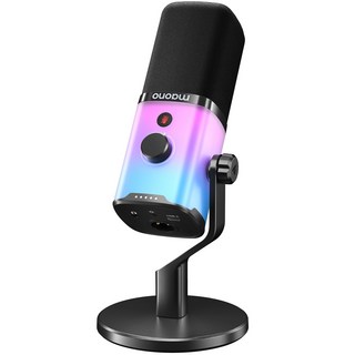 마오노 USB XLR 다이나믹 마이크 게이밍 방송용 녹음용 PD100X RGB PD100X(탁상형) 상품 이미지