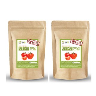 토마토분말 100% 토마토가루 일년감 국산 200g 2팩, 2개