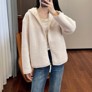 후드 양털 집업 후리스 여성 점퍼
