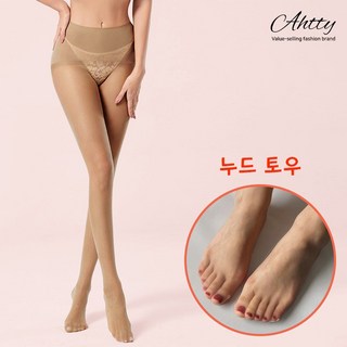 아띠Ahtty 360도 무봉제 초슬림 누드라인 투명 입체 발모양 0D 팬티 스타킹 4color