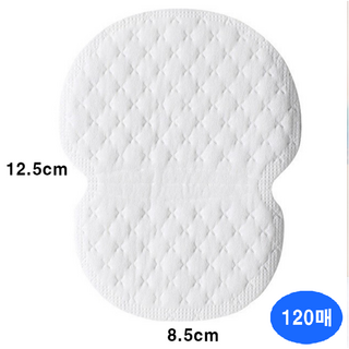 나인밸리 겨드랑이 겨땀 패드, 120개, 화이트