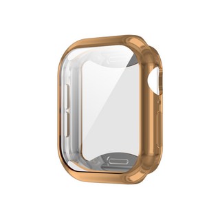 호환 애플워치 10대 TPU 보호 풀커버 케이스 42mm 46mm, 로즈골드, 1개