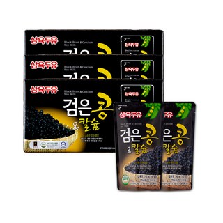 삼육두유 검은콩&칼슘 검은콩두유 파우치, 190ml, 60개