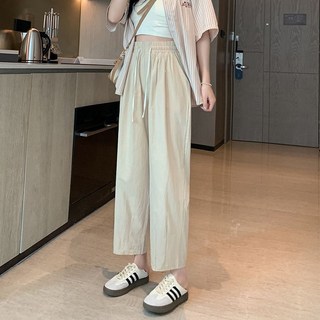 코튼린넨 여름 여성 7부 면 바지 여자 밴딩 팬츠 의류