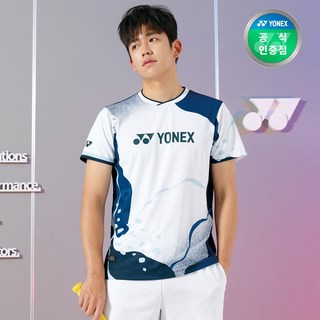 요넥스 243TS029M 남성용 배드민턴 반팔 티셔츠 게임웨어