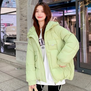 DFMEI 다운 숏 다운 패딩 코트